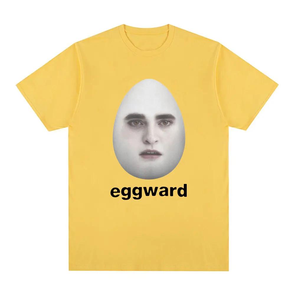 

Twilight Eggward funny fan imitates Robert Pattinson humorous Tshirt with Edward Cullen T-shirtwomen s short sleeved T-shirt 4XL