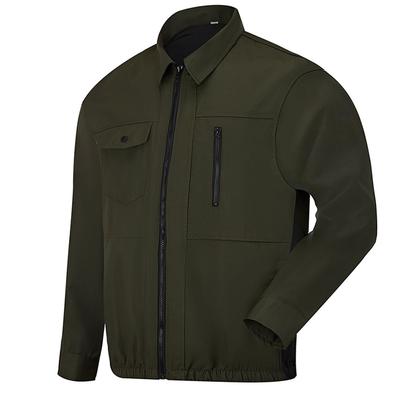 Meizoon Fits 90mm Unisex Green Air-Conditioned Workwear, Holes, (JP, Alphabet, M, (Long Sleeves) - NEW)