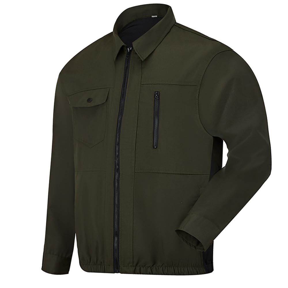 

Meizoon Fits 90mm Unisex Green Air-Conditioned Workwear, Holes, (JP, Alphabet, M, (Long Sleeves) - NEW)