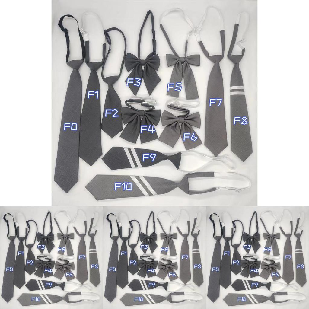 Childrens School Style Necktie Set With Polyester Fabric For Kids Dress Up