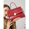 Red Wedding Bag Women's  New High Quality Soft Leather Large Capacity Handbag Design Sense Commute All-match Crossbody Bag