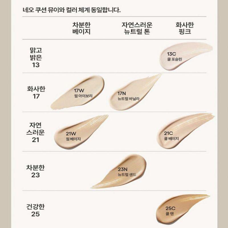 LANEIGE Neo Cushion The Matte Doppio Set 15g + Ricambio 15g SPF42 PA+++ (4 colori)
