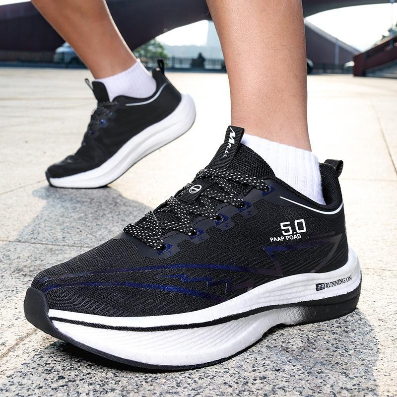 Men's Gradient Running Shoes Breathable Cushion Sport Sneakers