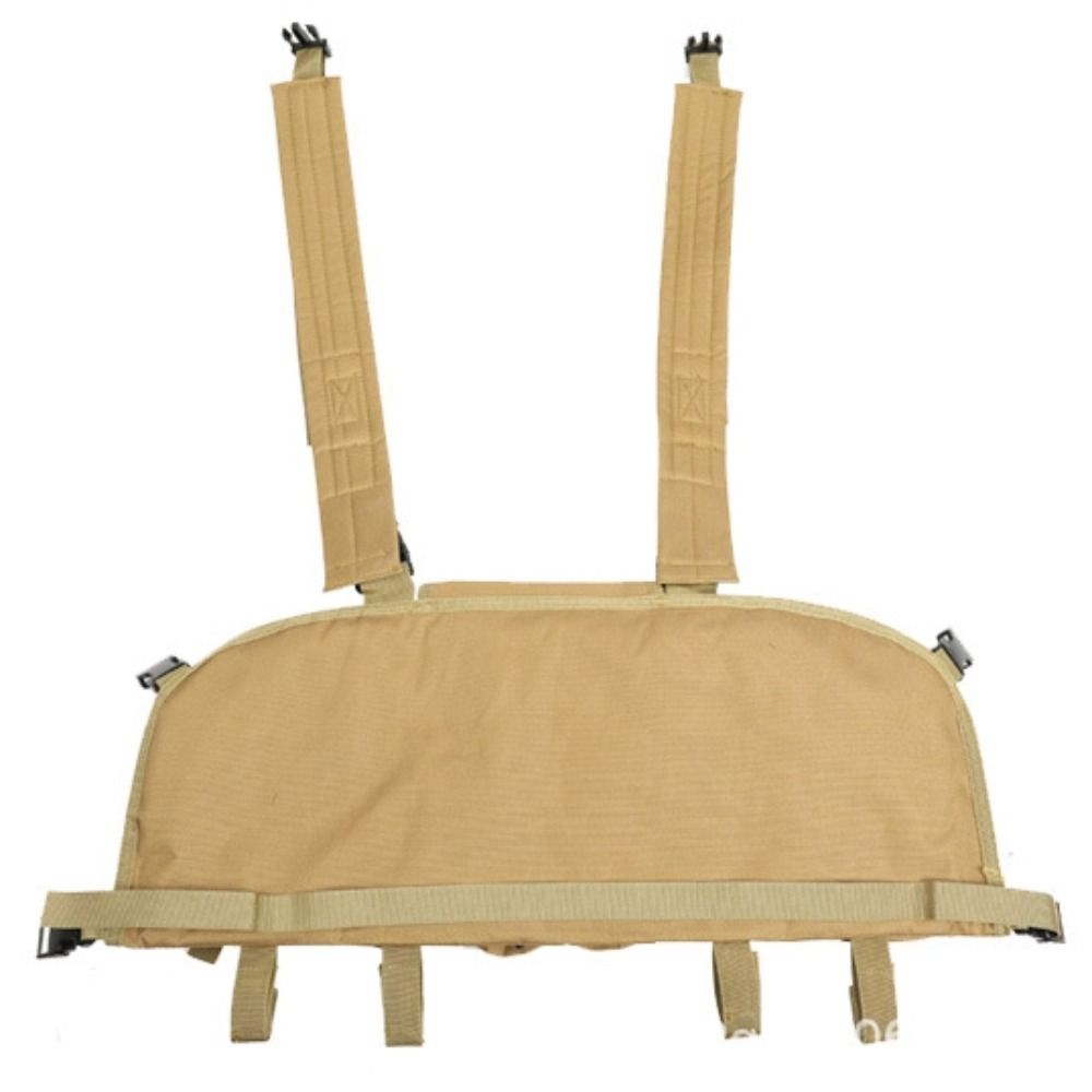 Large Capacity Climbing Chest Pocket High Density Nylon Travel Storage Vest Bag  Outdoor Sports