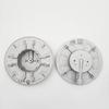 Cooktop Burners Head Set with Divider and Base Efficient Combustion Metal Construction Stable Design for Home Kitchens