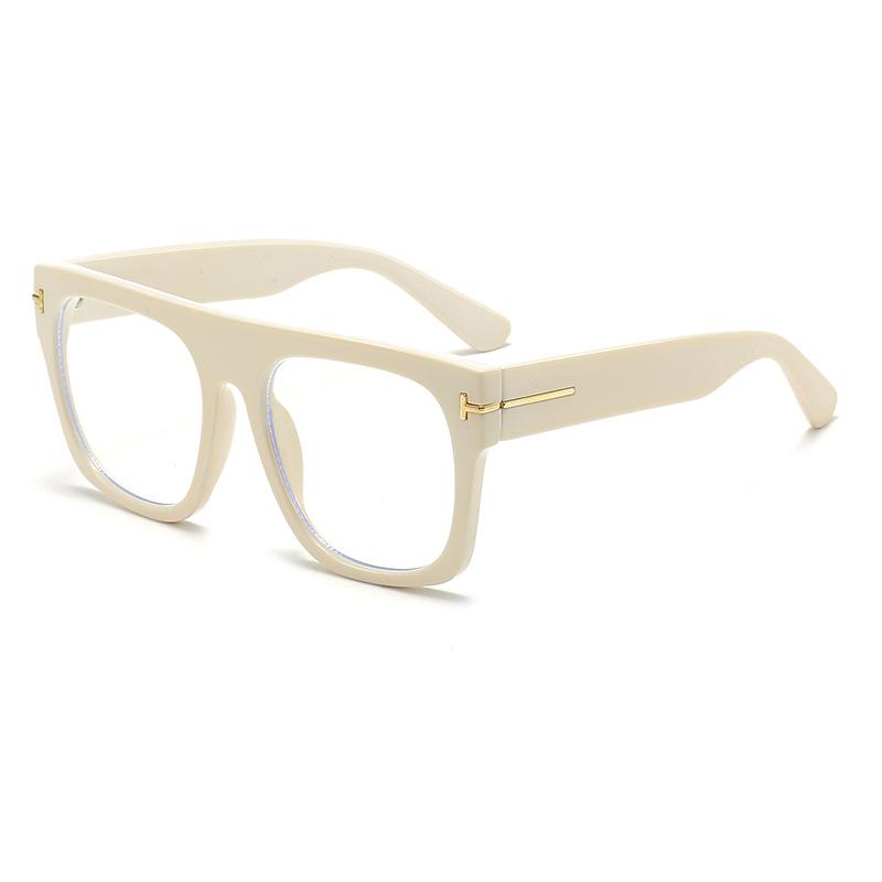 T-shape Design, High-end Flat-light Mirrors, Anti-blue Light Radiation, Stylish and Ultra-light Glasses Frames