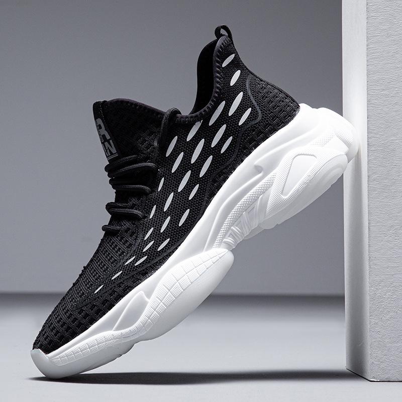 Übergröße Herrenschuhe, neue Mesh-Sportschuhe im Sommer 2025, modische Freizeitschuhe, dicksohlige, innen höhenverstärkende Dad-Schuhe