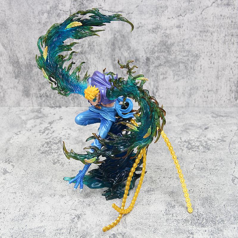 33cm Anime One Piece Whitebeard Pirates Marco Flying Ver. Pvc Action Figure Statue Collection Model Kids Toys Doll Gifts