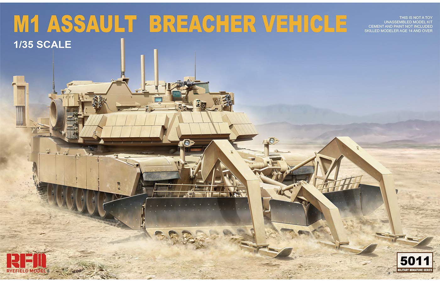 

Модель Rye Field RM-5011 Модельный комплект M1 Assault Breacher Vehicle