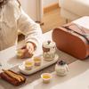 Nordic Portable Ceramic Travel Tea Set