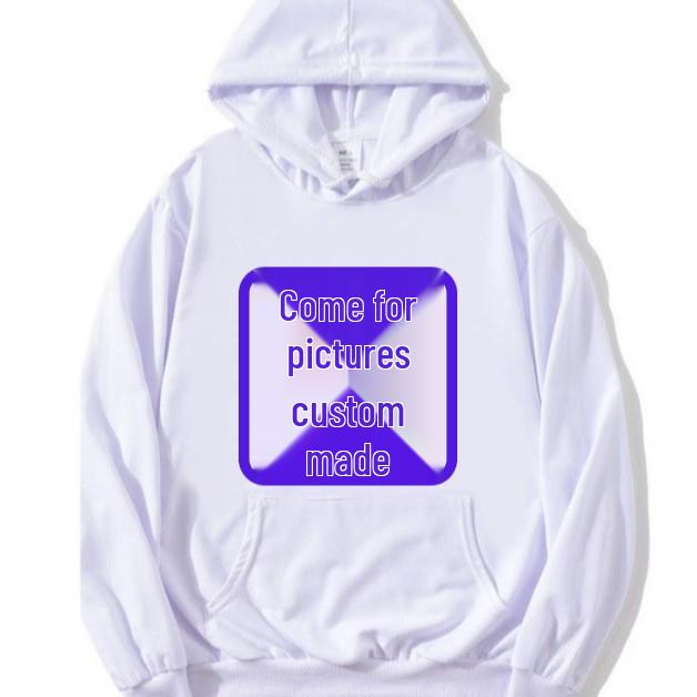 Trendy Men's and Women's Plus Velvet Streetwear Hoodie Set