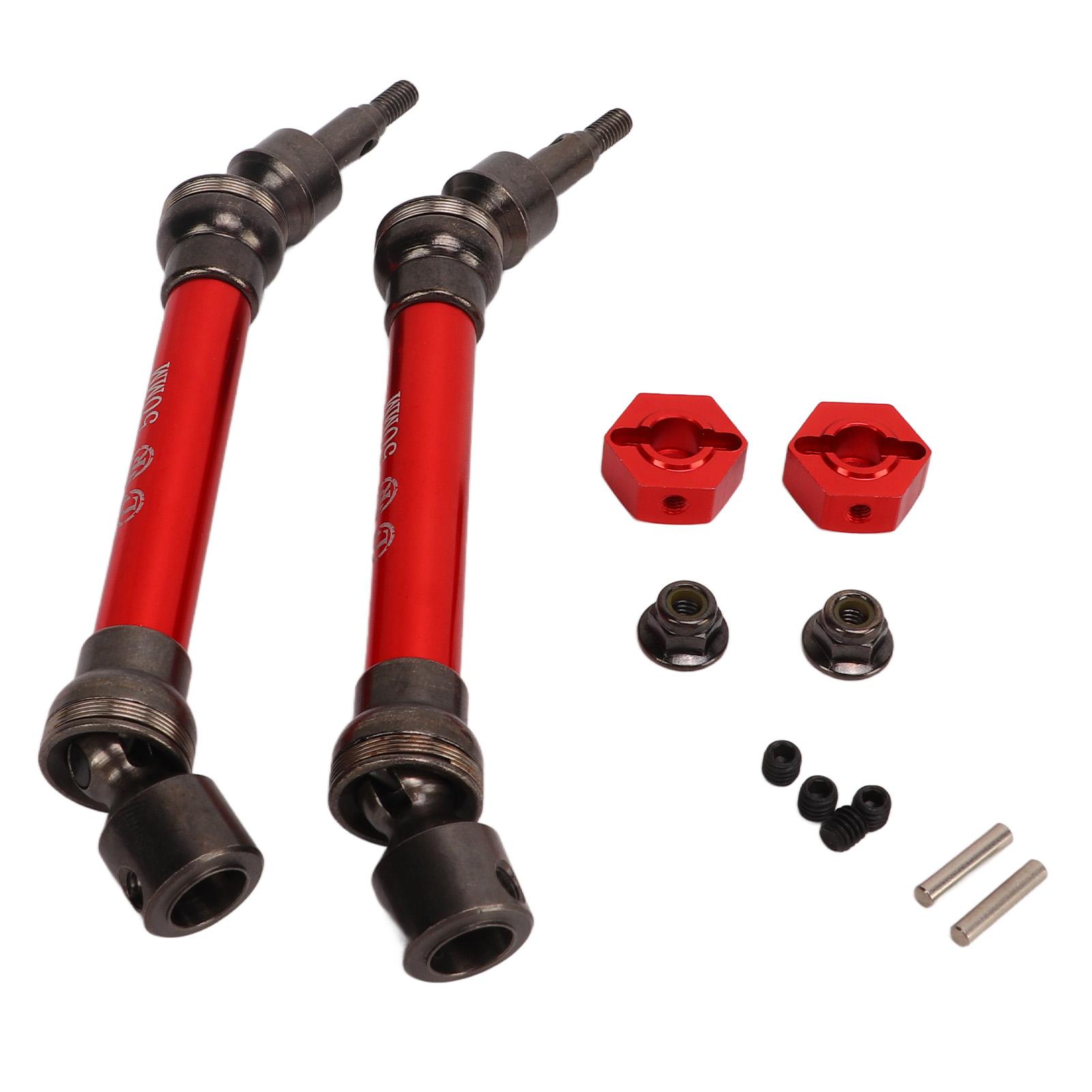 

2pcs RC Drive Shaft Large Angle Adjustable Front Rear Transmission Shaft for Arrma Big Rock for Senton for Vorteks 1 10 червоний