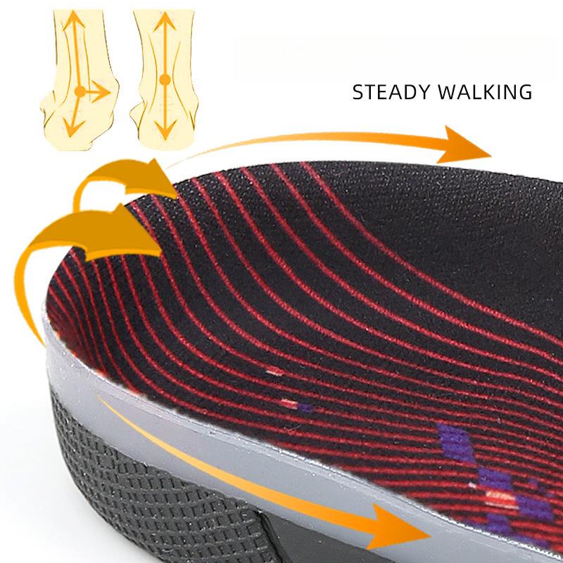 Sports Insoles Men's and Women's Military Training Running Basketball Arch Support Full Pad TPE High Elastic Shock Absorption Casual Insole