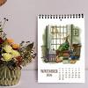 2026 Desk Calendar Animal Patterns Standing Flip Calendar Jan. 2026 - Dec. 2026 12 Monthly Calendar for Home Office