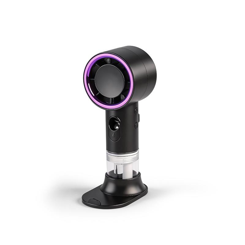 Portable High-Speed USB Rechargeable Handheld Fan with Humidifier