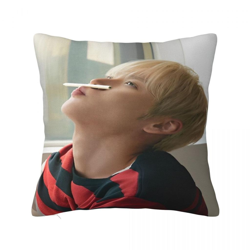 Sofa Decor Riize Kpop Style Idol Boy Group Pillowcase Accessories Pillow Cover Square Multi Size