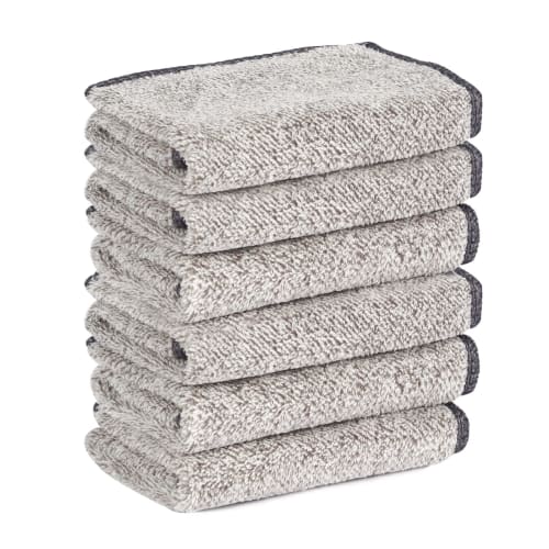 

Opiqcey - Multipurpose Microfiber Cleaning Cloths, Highly Absorbent, Thick Woven Fabric, Easy Stain Removal, Sink, Kitchen Wiping, Multi-functional, 6