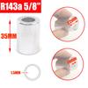 Aluminum Ferrule A/C Gas Hose Pipe Crimp Sleeves R12 R134A 3/8'' 1/2'' 5/8'' 3/4'' Hose Air Conditioning Joint 4pcs/Pack