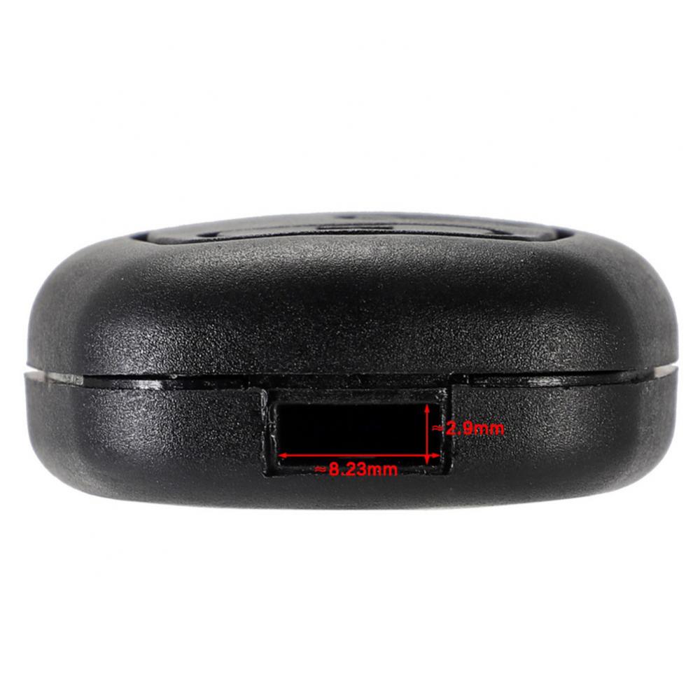 

New 2 Button Car Key Fob Case Shell for Citroen-C1 C2 C3 C4 Peugeot 307 107 207 407 чёрный