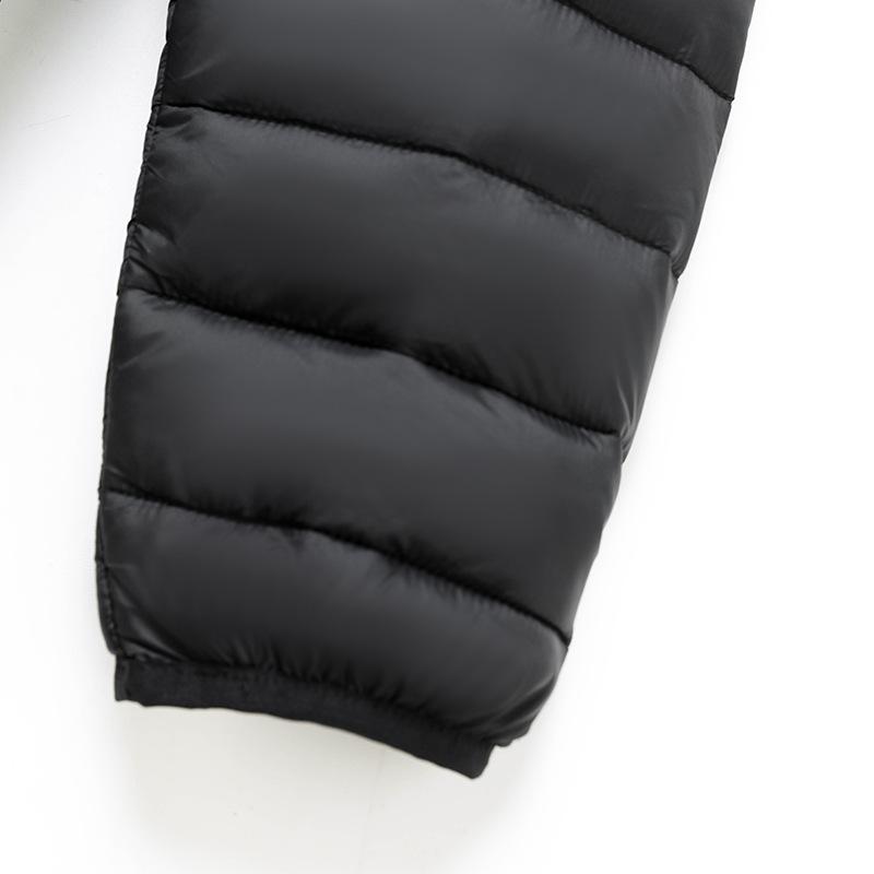 Men's Ultra-Thin Lightweight Down Cotton Work Jacket - Cold-Proof, Plus Size, Short Coat.