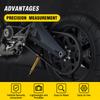 CNSPEED Nový měřič napětí řemene 10 liber Kovový s L-tvarem Univerzální pro přesné nastavení motocyklu Tester napětí řemene motoru