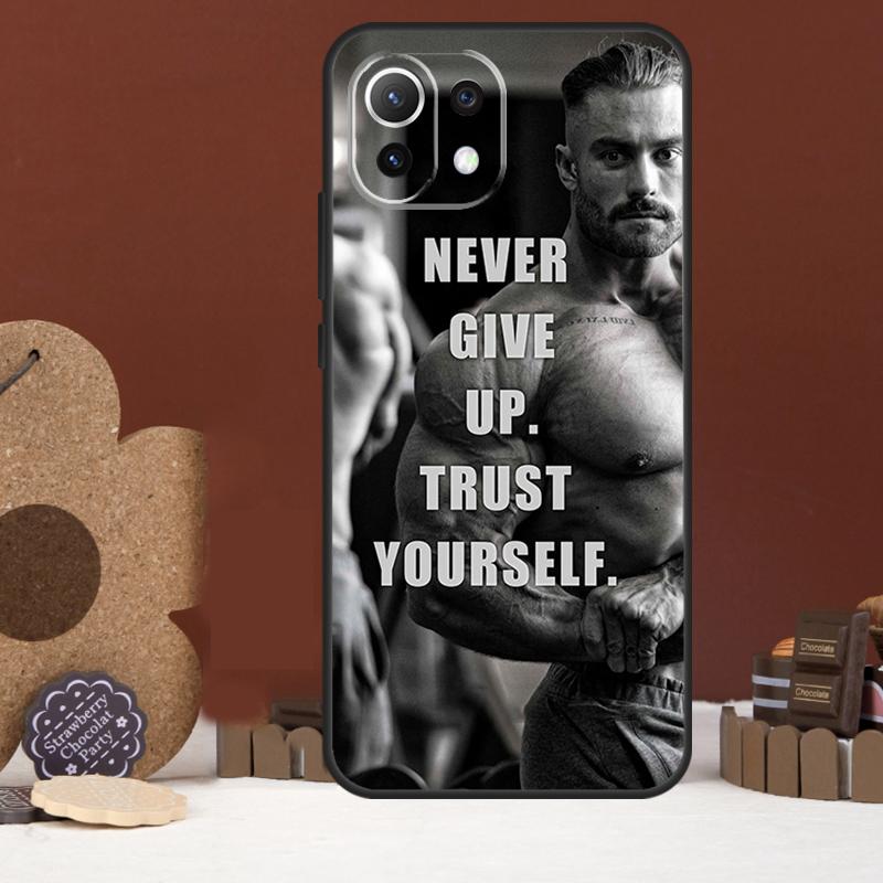Gym Fitness Bodybuilding Case For Xiaomi 15 Ultra 14 15T 13T 14T 17 Pro Max POCO F8 Ultra X7 X5 X6 F5 F6 F7 Pro Cover