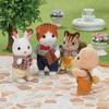 EPOCH Sylvanian Families Maple Cat Family Doll Set with Accessories, 3 Figures, Collectible Toy