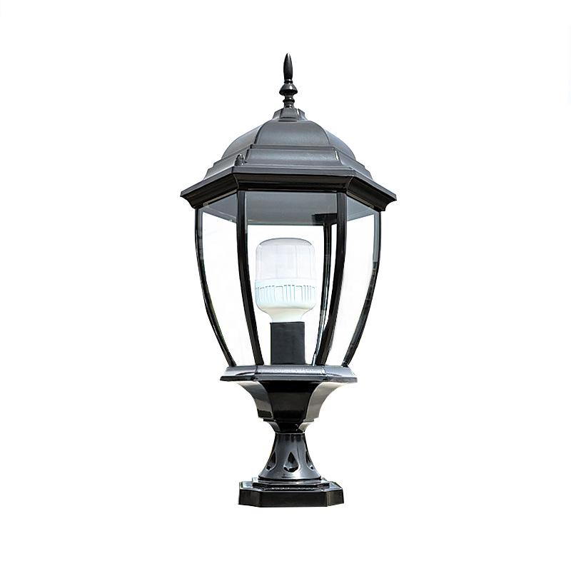 Wasserdichte Außen-Säulenleuchte im europäischen Stil für Zäune und Torpfosten
