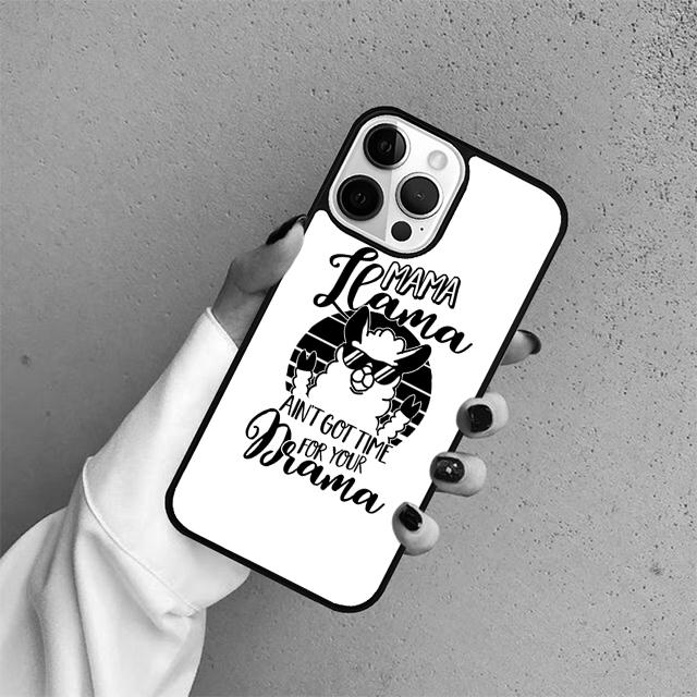 

happy lama travel no prob llama Phone Case Cover For iPhone 17 Air 15 16 14 13 12 Pro Max 11 Pro Max Plus Coque iPhone 12pro max