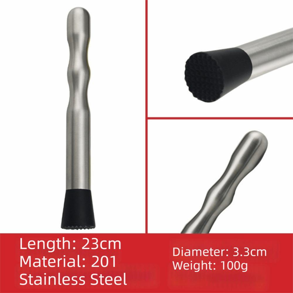 Crushing Crushed Ice Hammer Stainless Steel Popsicle Stick Tool Cocktail Muddler  Juice Muddling