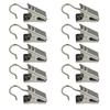 100Pcs Stainless Steel Drapery Crocodile Clip Hanging Drapes Clamp  Display Photos