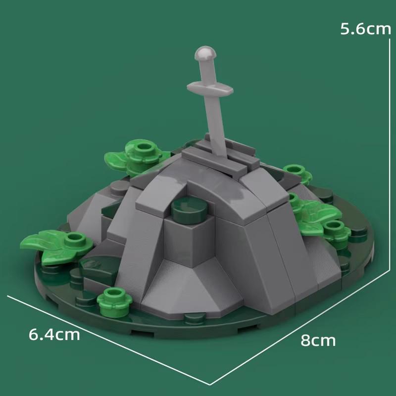 MOC Medieval Furniture Building Blocks Cannon Sheepskin Leather Rack Spinning Wheel Map Desk Loom Bricks Toys Kids Gift