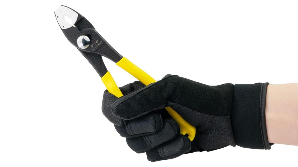 Tsunoda TTC Pliers with Resin Pliers with 150mm Tip, Non-damaging Spring, PL-150SC-S