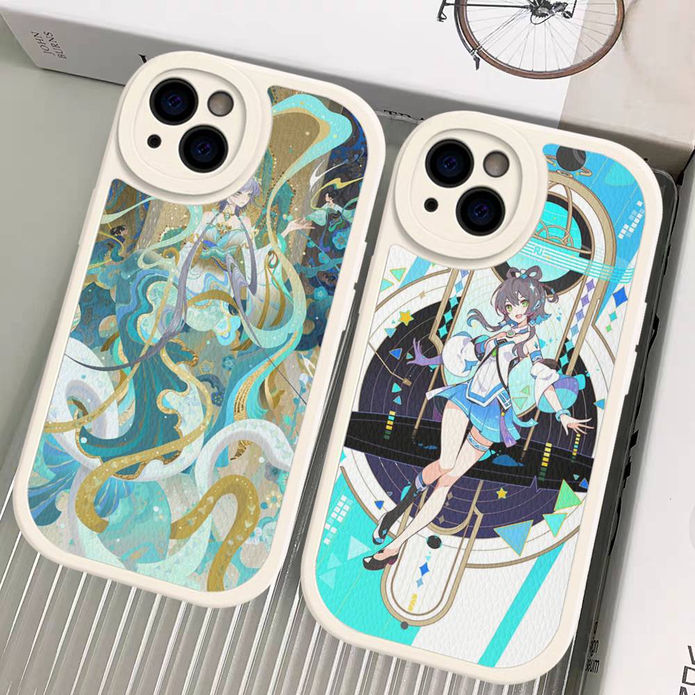 Anime Luo Tianyi Phone Case Hard Leather For IPhone 16 15 14 13 12 Mini 11 14 Pro Max Xs X Xr 7 8 Plus Fundas