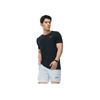 Li Ning Running Series Solid Color Logo Print Round Neck Short Sleeve T-Shirt Men Tops Black ATST077-1