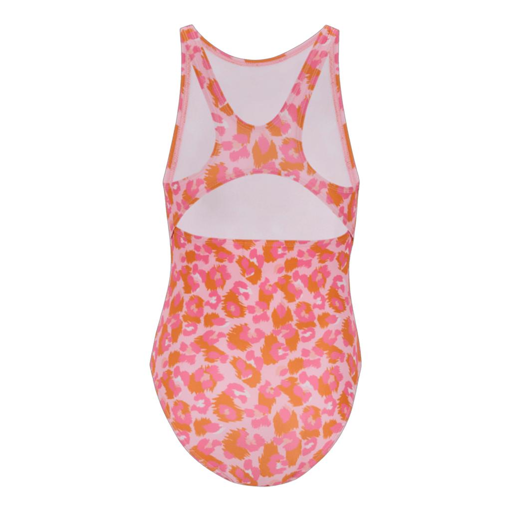 Regatta Girls Katrisse Leopard One Piece Swimsuit
