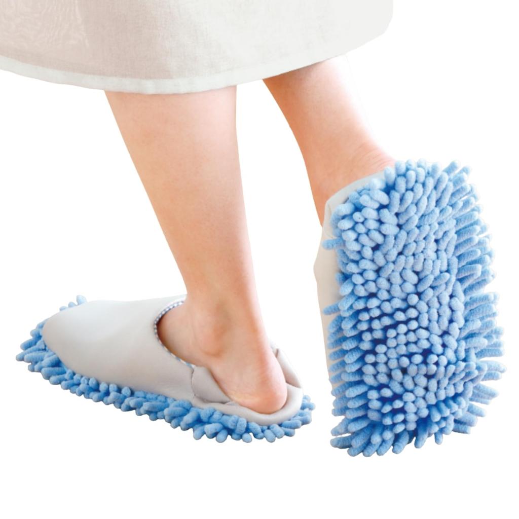 Smile Washable Cleaning Slippers for Completely Clean by Walking In These Fibers Capture Dust and Washable and Perfect for Indoor Suitable for