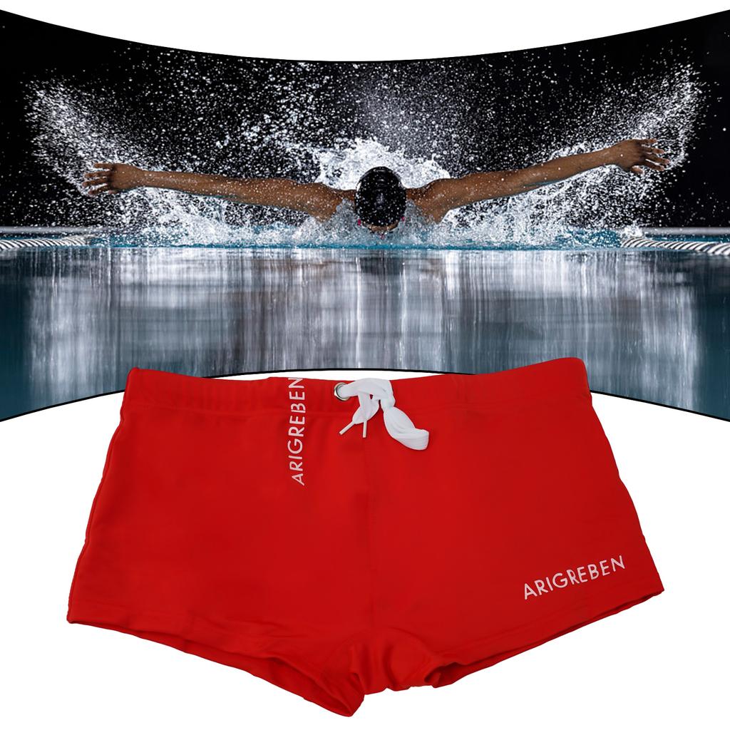 Summer Swimwear Men's Beach Shorts Boxer Briefs Swimming Trunks Sexy Swimsuit