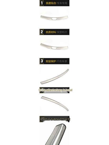 Venucia T70 (2015-2019) Stainless Steel Rear Bumper Protector Strip