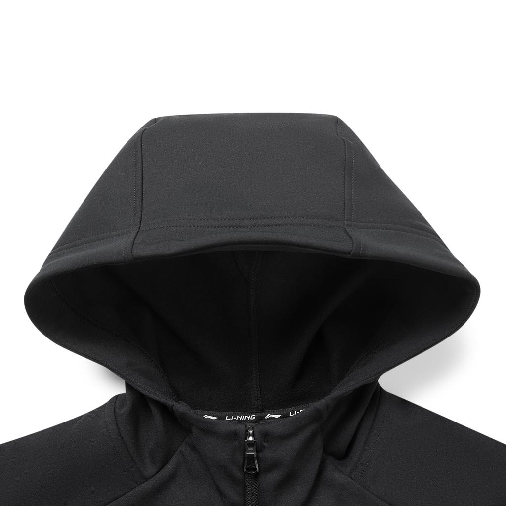 Li-Ning Fleece Lined Hooded Sports Casual Stitched Jacket Men Jackets AWDV975-3