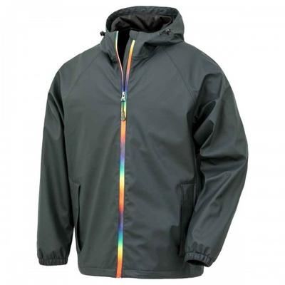 Result Genuine Recycled Unisex Adult Prism PU Waterproof Jacket