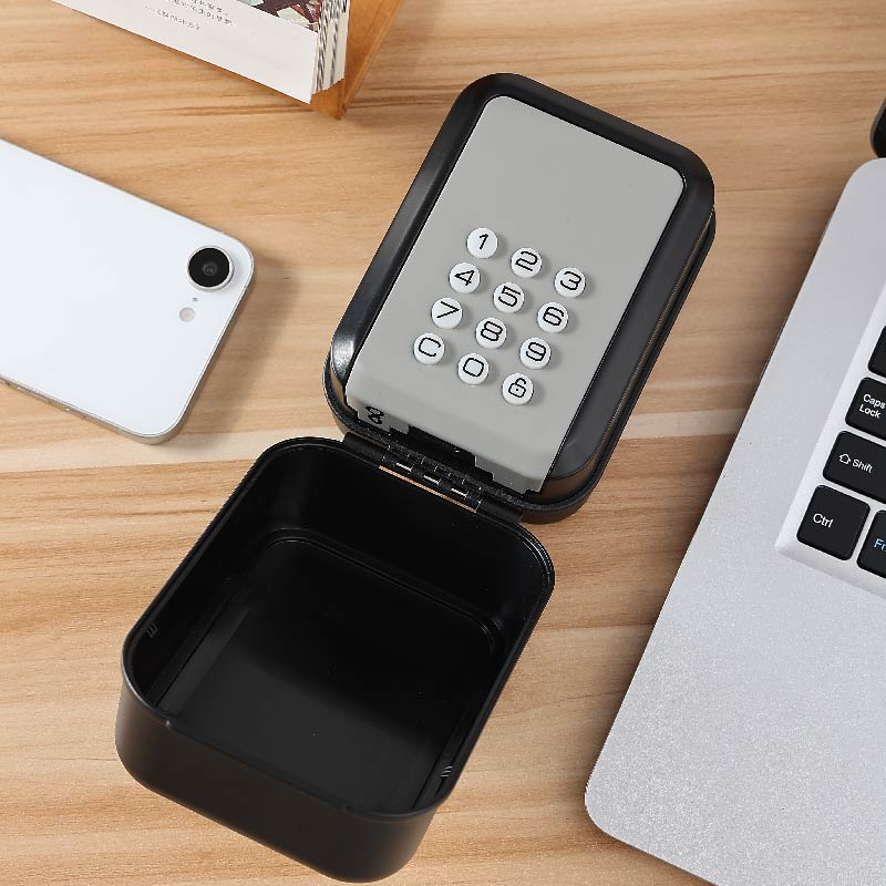 Key Lock Box Outdoor Combination Code Safe, Wall Mounted Lockbox, Waterproof Key Storage for Airbnb