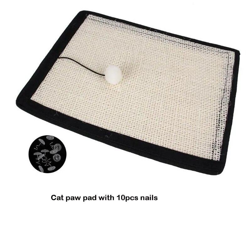 Haustier Katzen Krallen Kratzen Spielmatte Hängen Bett Sisal Hanf Pad Bord Teppich Für Möbel Schutz Scratcher Kratzen Pads