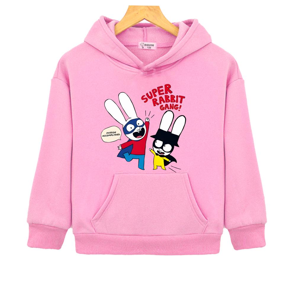 

Superhero Brothers Kids Long Sleeve Hoody 2026 Graphic Printing Fashion Pullovers For boys/girls AutumnWinter Comfortable Top 130 розовый