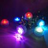 Akıllı Uzaktan Kumandalı 12 Adet Su Altı Işıkları Enerji Tasarruflu Su Geçirmez Çoklu Modlar RGB Yüzme Havuzu Mini LED Işıkları