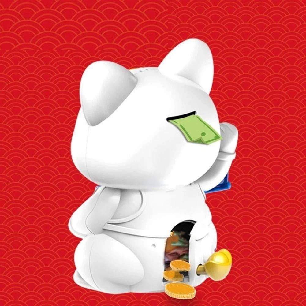 Large Capacity Lucky Cat Piggy Bank Animal Coin Saving Box Ornaments Lucky Cat Money Jar  Gifts