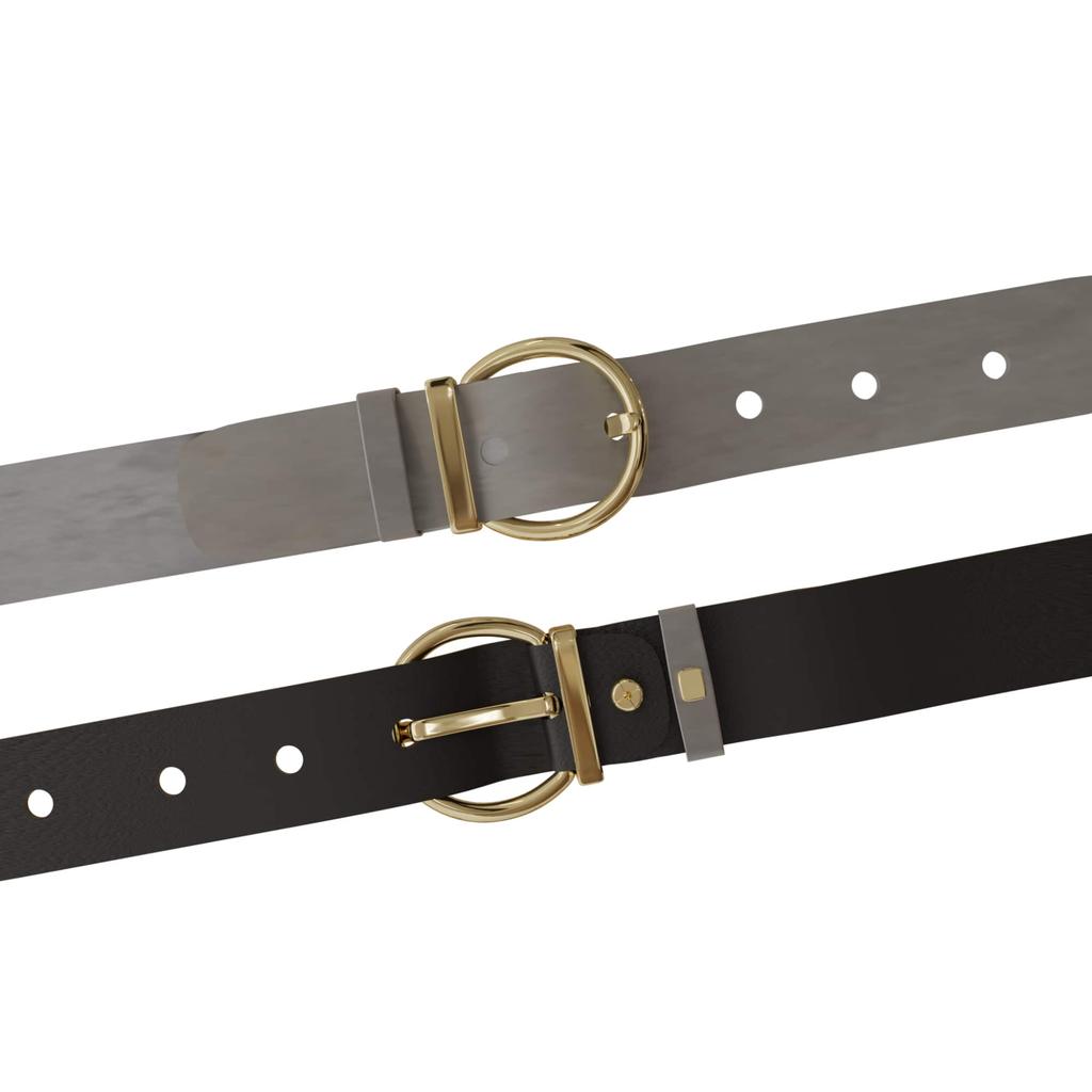 Dámský velurový pásek kůže Maden Polsko 30643