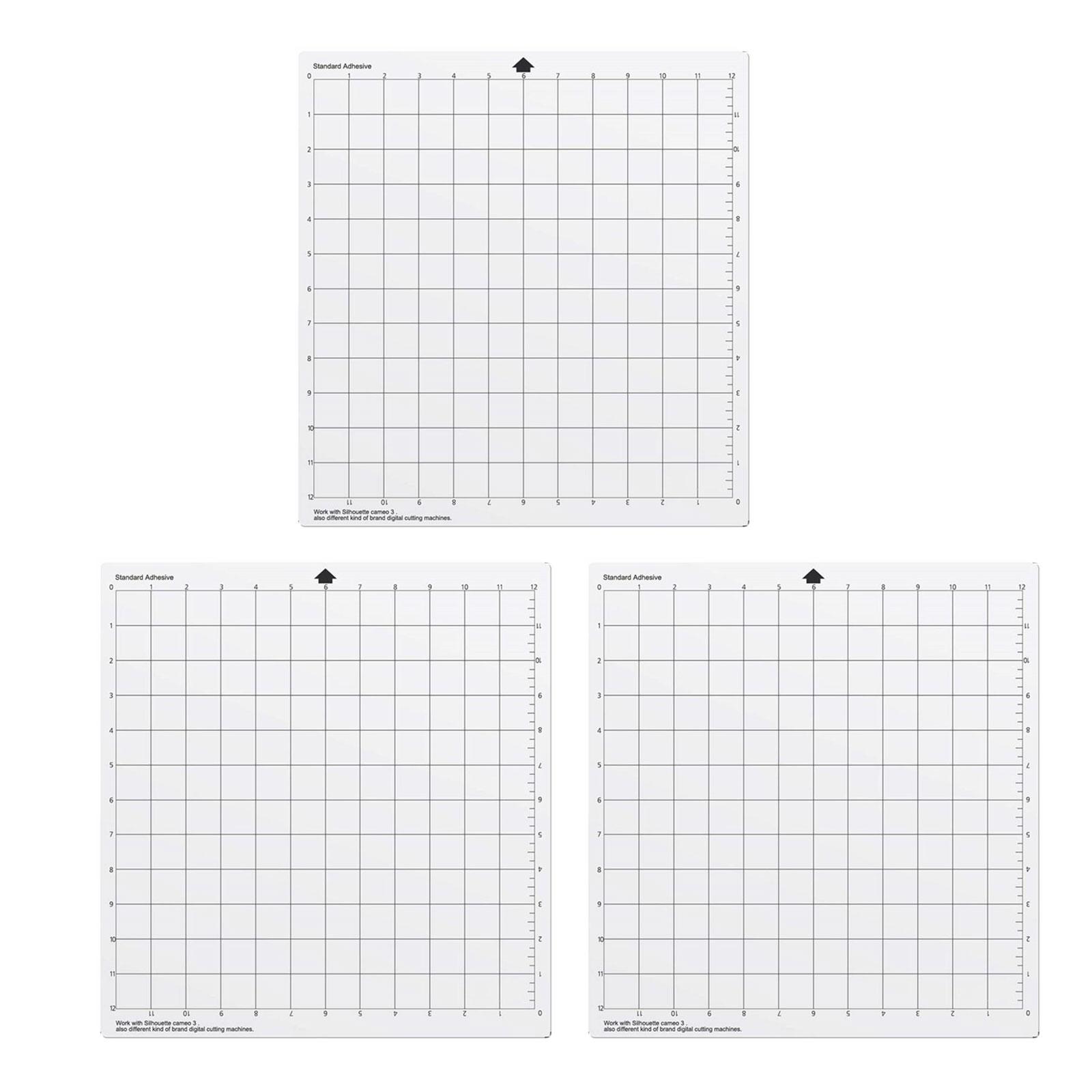 

3 листа ковриков для резки силуэтов Cameo 12x12 коврики для резки самоклеящиеся коврики для резки ПВХ коврики для квилтинга Cricket