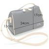 Kitamura R-0613 Crossbody Shoulder Bag, BlackCamel, 15611