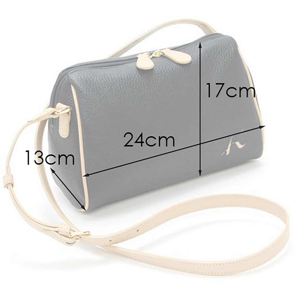 Kitamura R-0613 Crossbody Shoulder Bag, BlackCamel, 15611